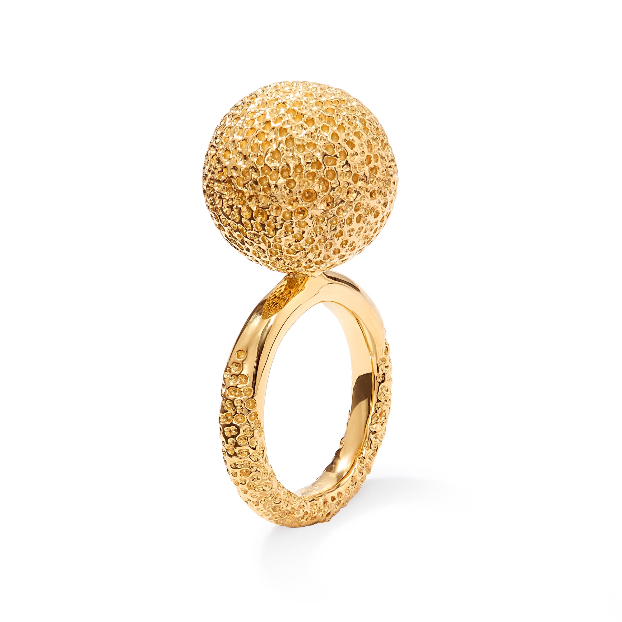 The SPHERE Ring Gold Plated