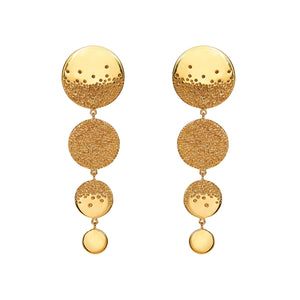 The LUNAR WAY Earrings Gold Plated
