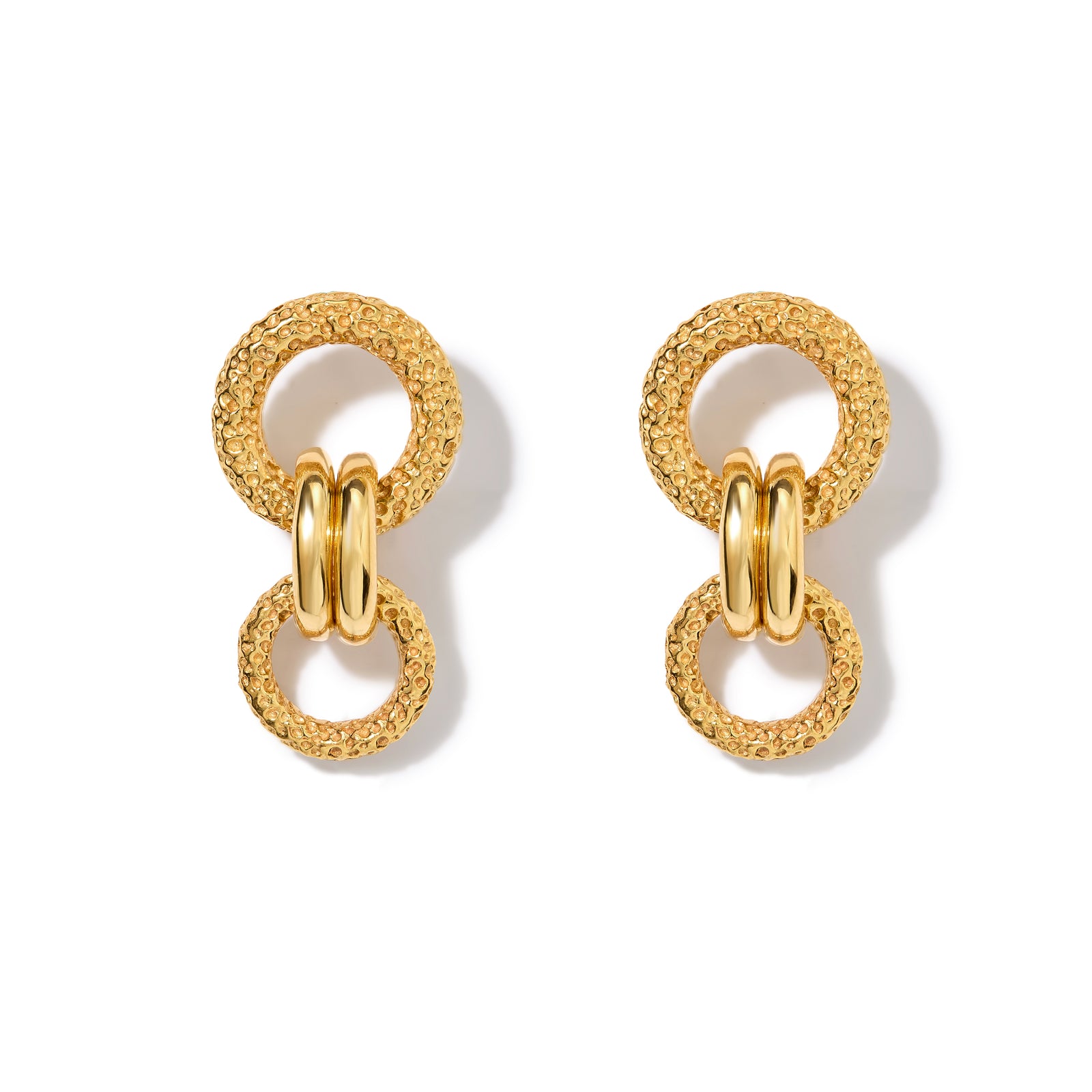 The EQUILIBRIUM Earrings Gold Plated