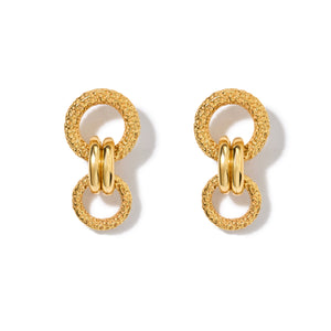 The EQUILIBRIUM Earrings Gold Plated