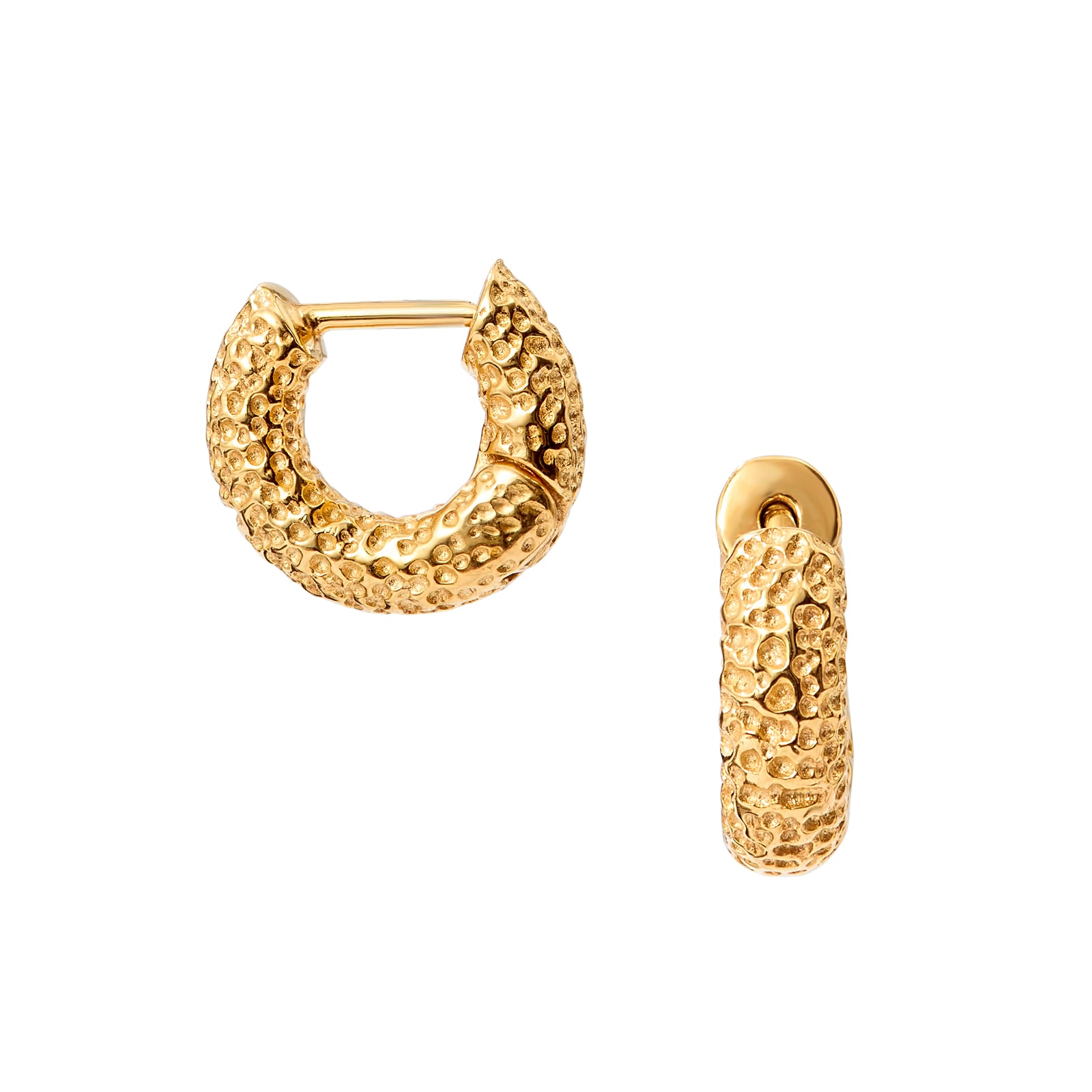 The METEORITE Earrings Gold Plated