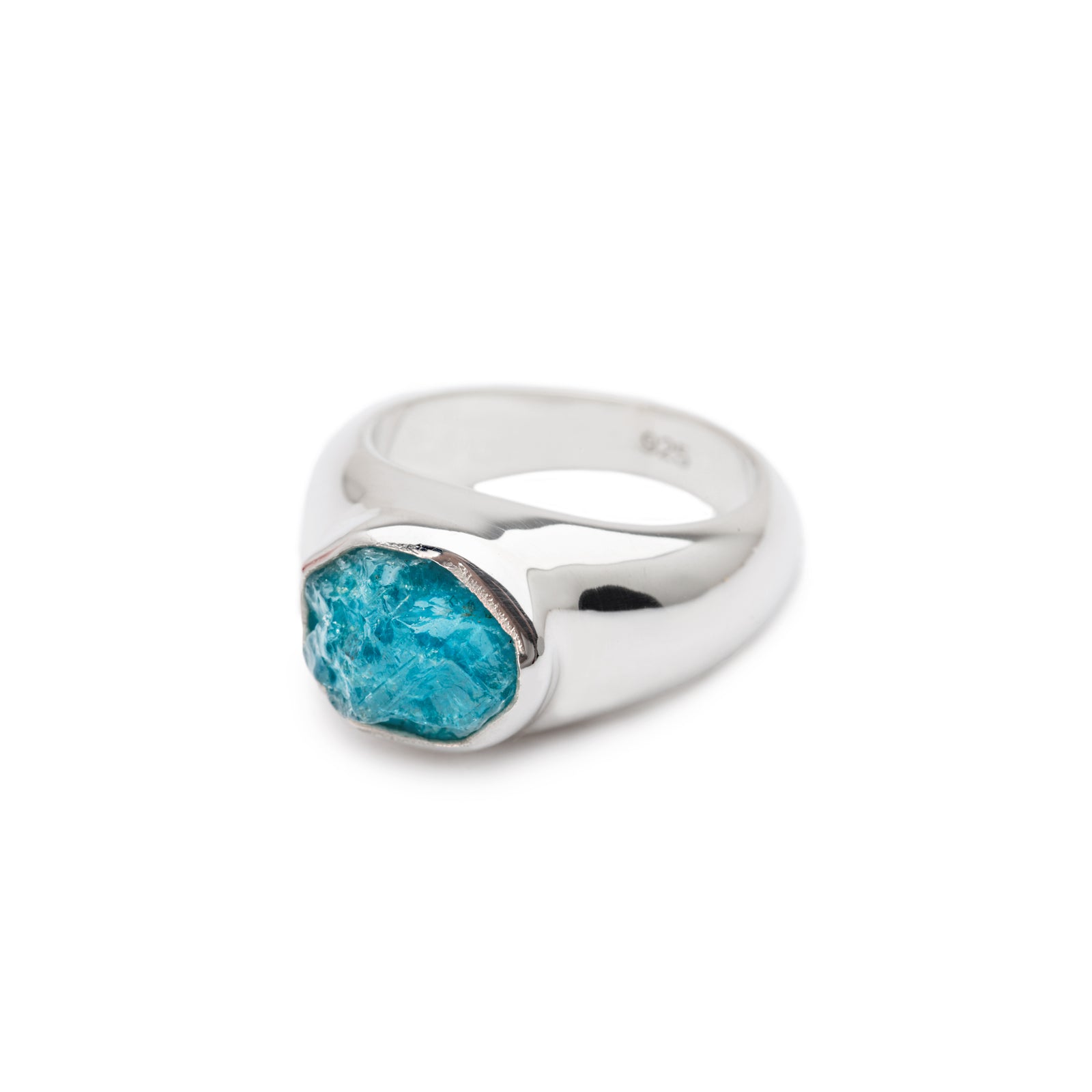 The ANIMA Ring Blue Apatite