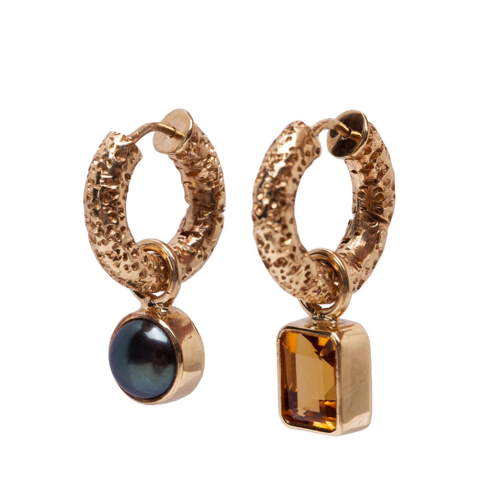 The DAYDREAM Earrings Citrine Gold Plated