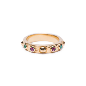 The KALEIDO Ring Gold Plated