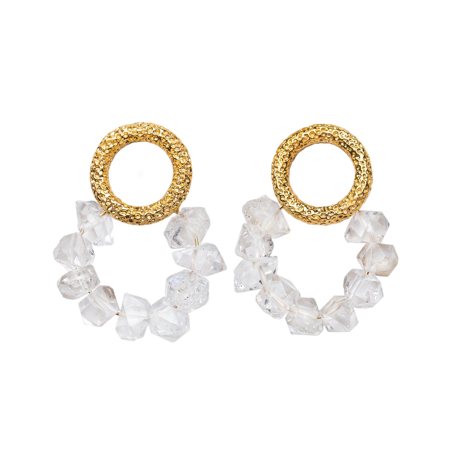 The LIGHT CATCHER Earrings Gold Plated