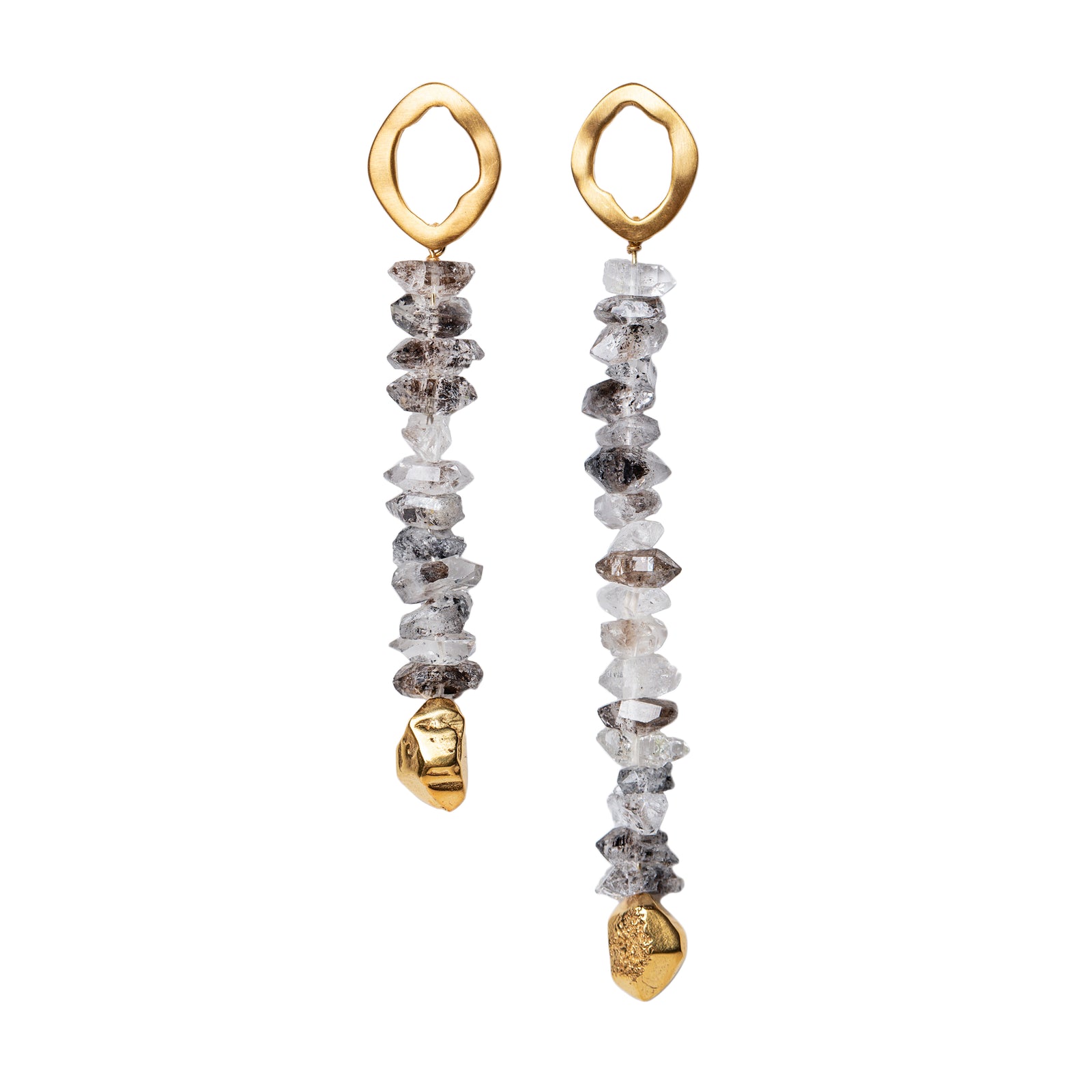 The UNFOLDING Earrings Gold Plated - Limited Edition